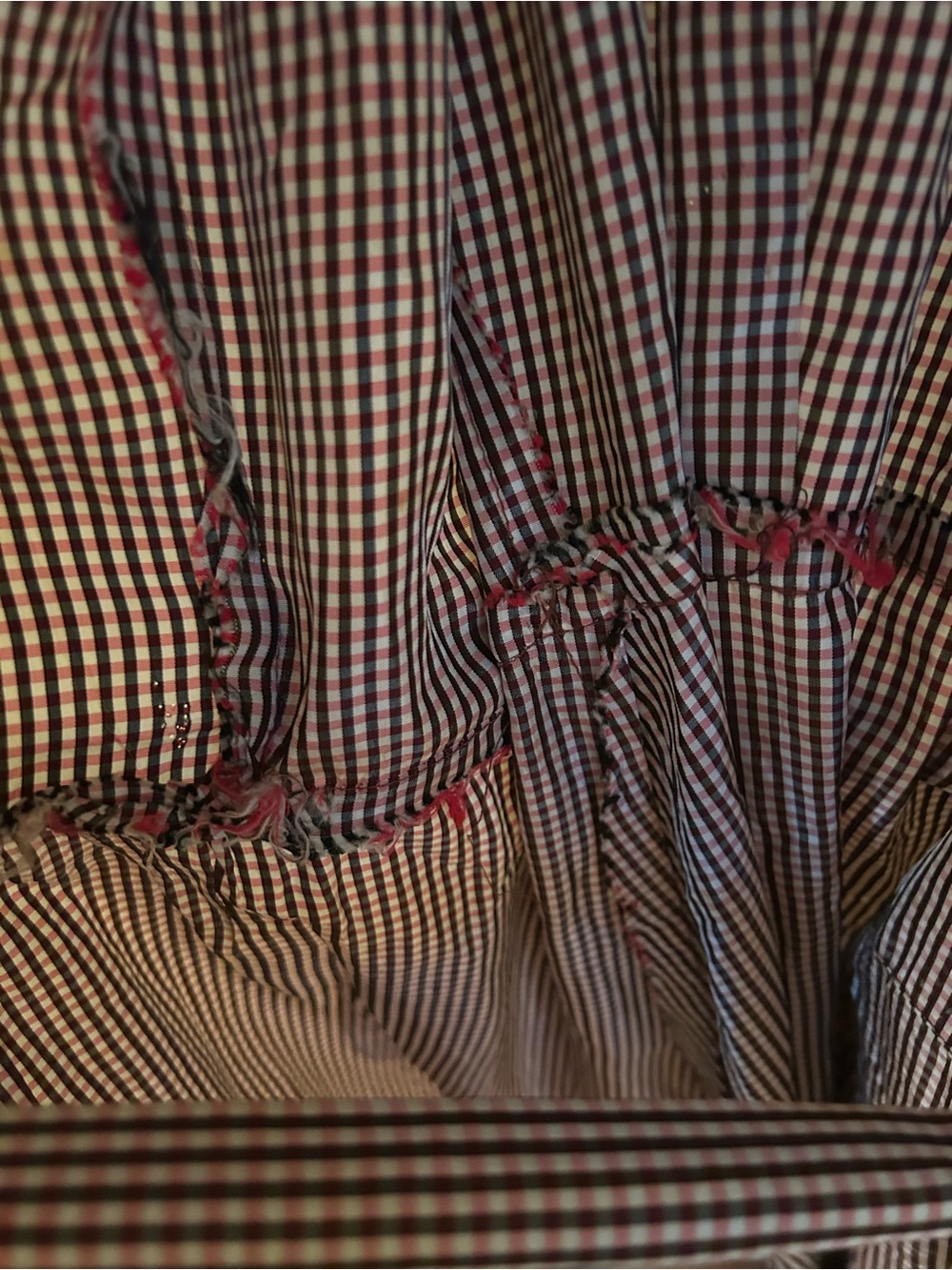 Vintage Handmade Gingham Wrap Maxi Dress with Belt - Picture 3 of 5